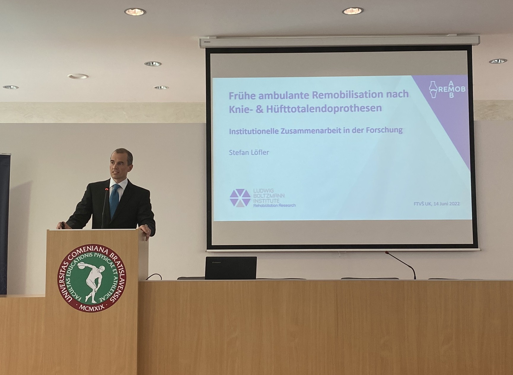 AMB-REMOB Präsentation auf der Konferenz „Grenzüberschreitende Zusammenarbeit und Vernetzung von Regionen“ (Bratislava, Slowakei)
